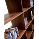 Bibliothèque sur mesure chêne ou noyer