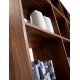 Bibliothèque sur mesure chêne ou noyer