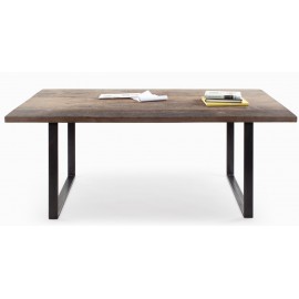Table rectangulaire bois brut mixte 180x90 ou sur mesure