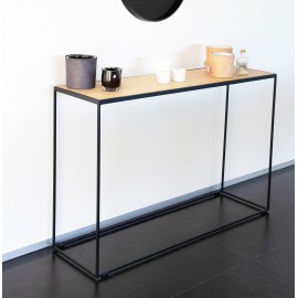 RUBIC console 120*78 fer & chêne A7013