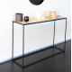 RUBIC console fer & chêne A7013