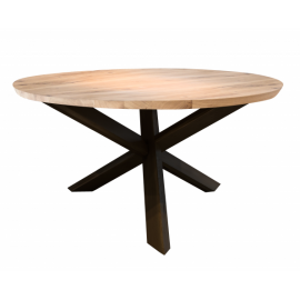 Table ronde ZARA ou JAZZ 135cm chêne