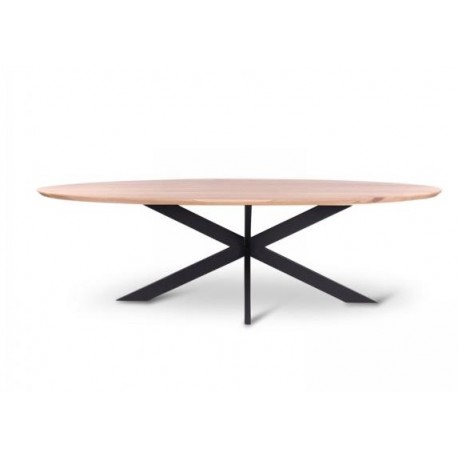 Table ovale BEVELED chêne