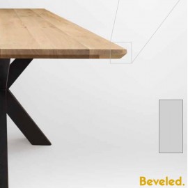 Composez votre table Rectangulaire BEVELED.