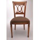 Chaise Directoire motif central oval