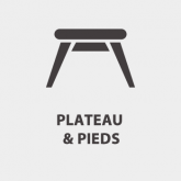 Table Plateau et Pied